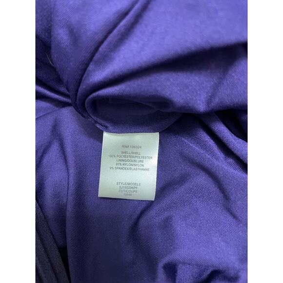 Halston Heritage Purple Cocktail Dress - Picture 8 of 8